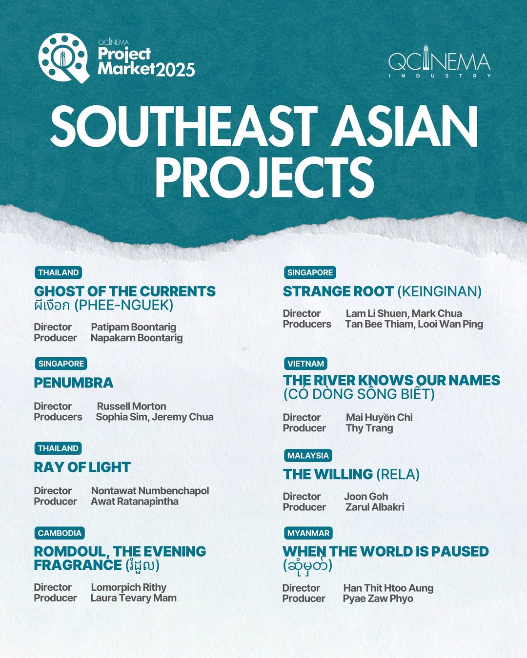 “Ghost of the Currents” has been selected for the Q Cinema Project Market 2025
