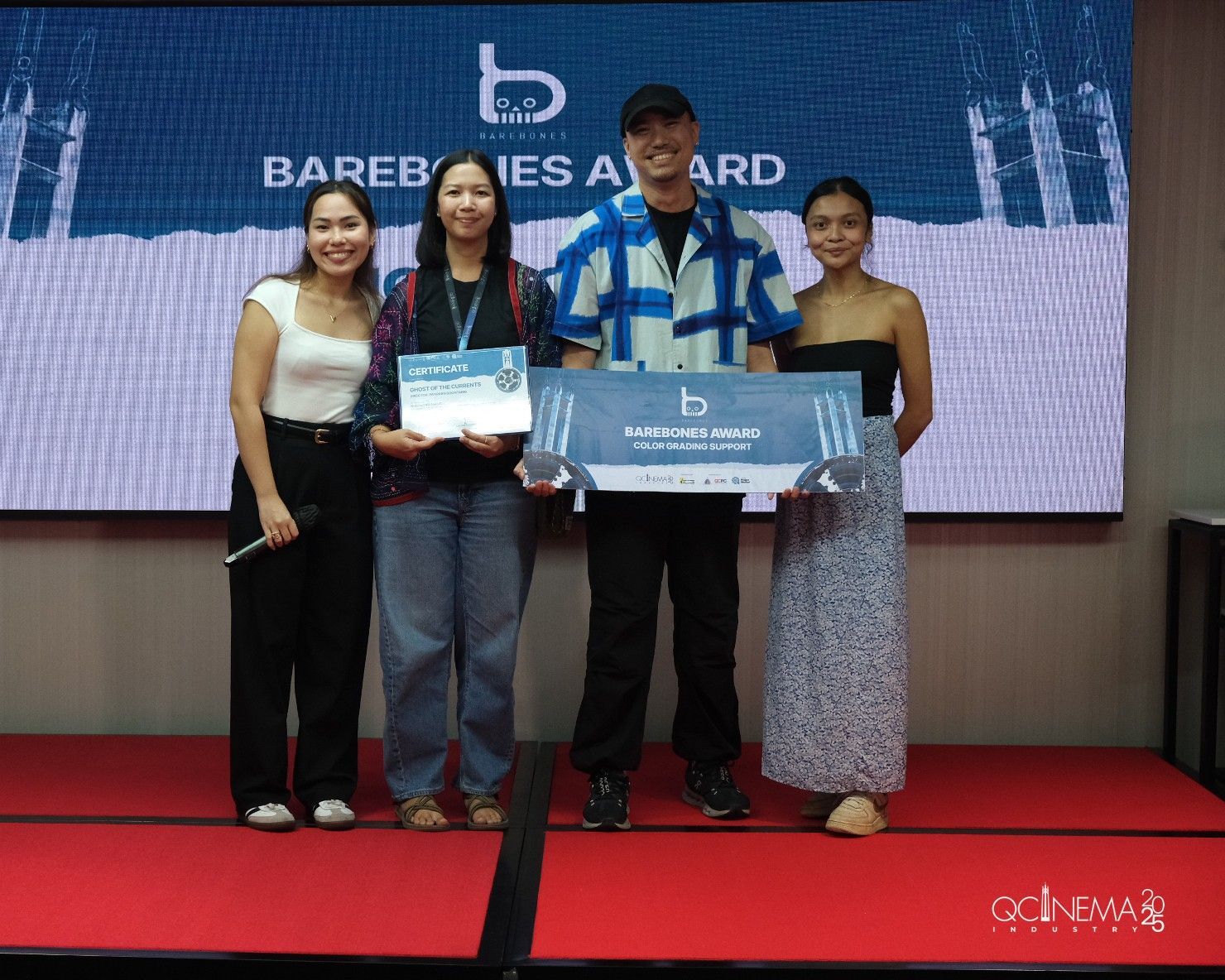 Ghost of the Currents won the Barebones Award at the Q Cinema Project Market (QPM)!